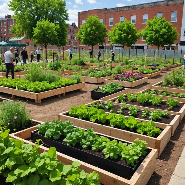 Quelles sont les étapes pour créer un jardin communautaire urbain?