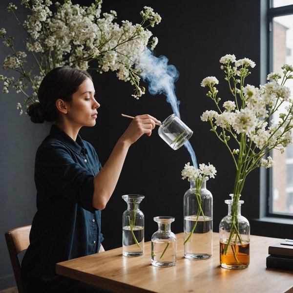 Quels sont les principes de base pour créer une installation d'art olfactif ?