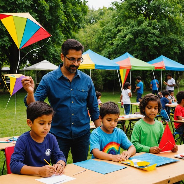 Comment créer un atelier de fabrication de cerfs-volants pour enfants?